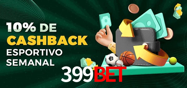 10% de bônus de cashback na 399Bet